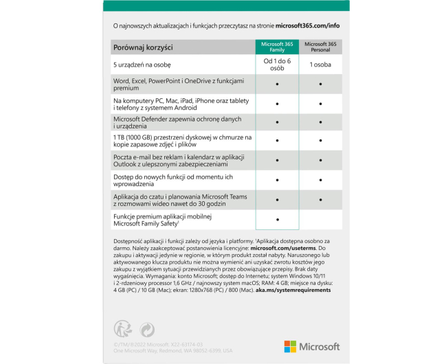 Microsoft 365 Family - 689288 - zdjęcie 7